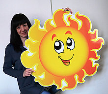 Солнце. Декорация настенная