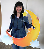 Месяц в тучках. Декорация настенная, фото 2