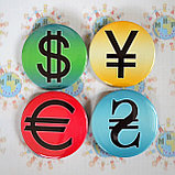 Значок сувенирный Валюта, фото 2