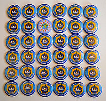 Значки с логотипом школы