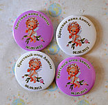 Крёстный отец. Значок для свадьбы. Свадебные значки, фото 2