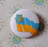 Значок сувенирный флаг Украины, фото 2