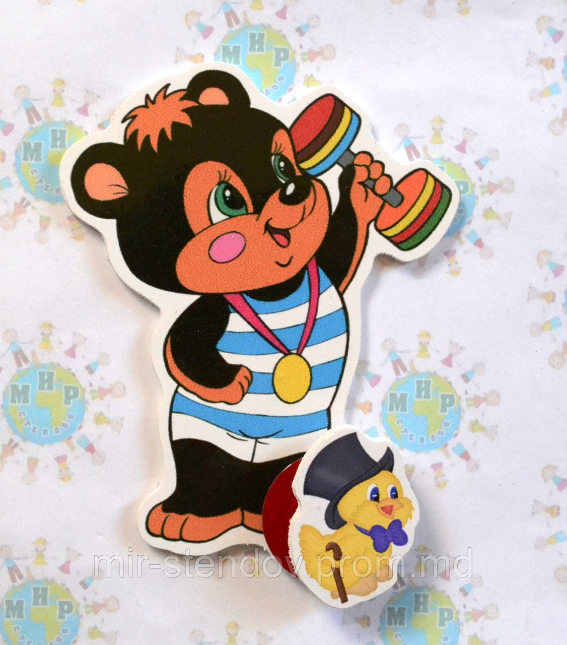 Магнитный стенд для крепления рисунка Силач, фото 1