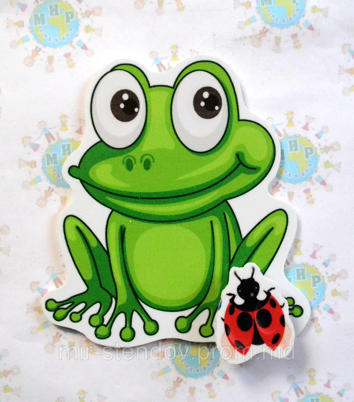 Магнитный стенд для крепления рисунка Лягушёнок, фото 1