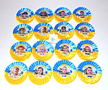 Значок Випускник з розеткой Україна. Стрічка на випускний, фото 4