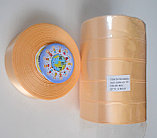 Лента атласная 25 мм Бежевая, фото 2