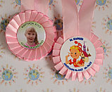 Медали выпускникам с фотографиями Розовые, фото 3