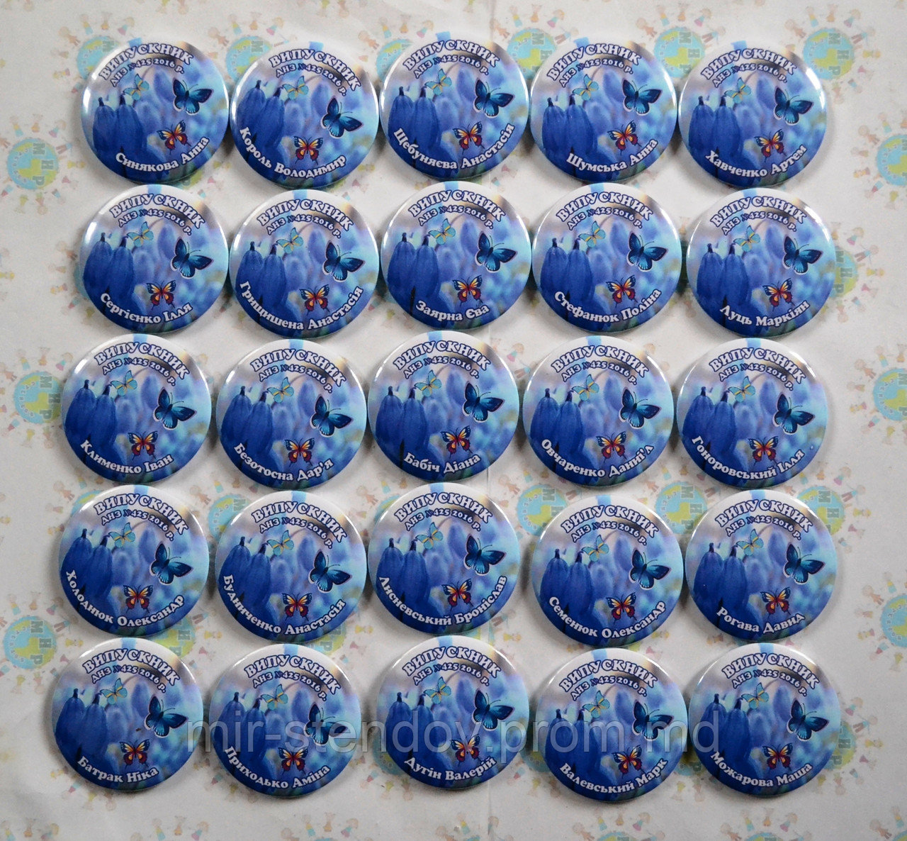 Значок Выпускник детского сада Подснежник, фото 1