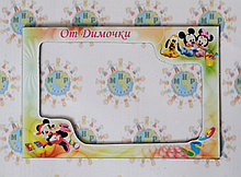 Магнитная рамка на холодильник с именем ребёнка