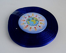 Лента атласная 6 мм Электрик