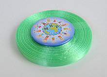 Лента атласная 6 мм Морская волна 8069