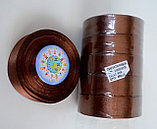 Лента атласная 25 мм Коричневая 8134, фото 2