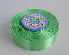 Лента атласная 25 мм Морская волна 8069