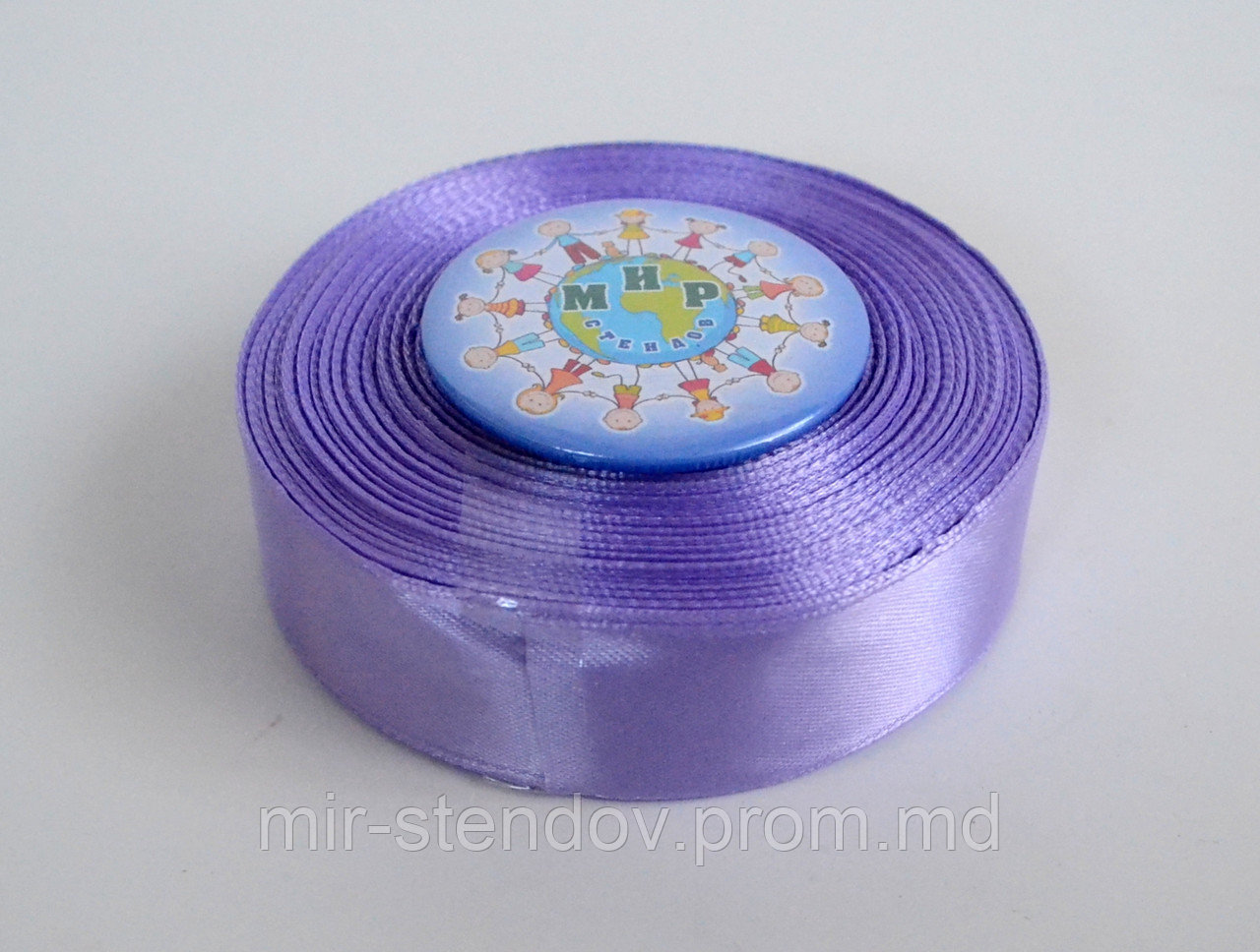 Лента атласная 25 мм Сирень 8114, фото 1