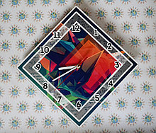 Оригинальные настенные часы Геометрические тела