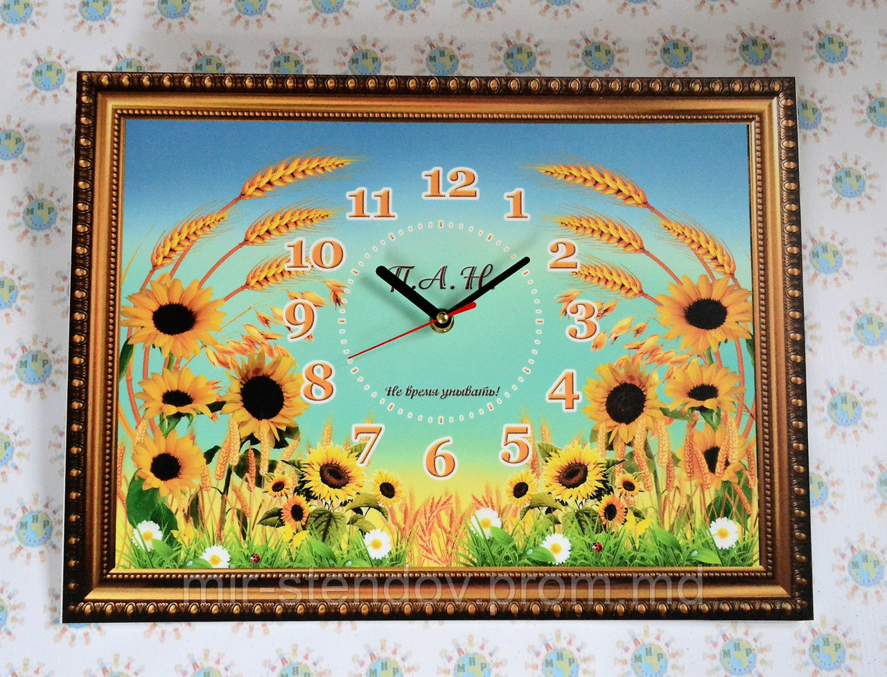 Часы настенные прямоугольные Картина, фото 1