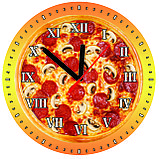 Часы настенные Пицца салями, фото 2