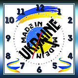 Квадратные настенные часы Сделано в Украине, фото 2