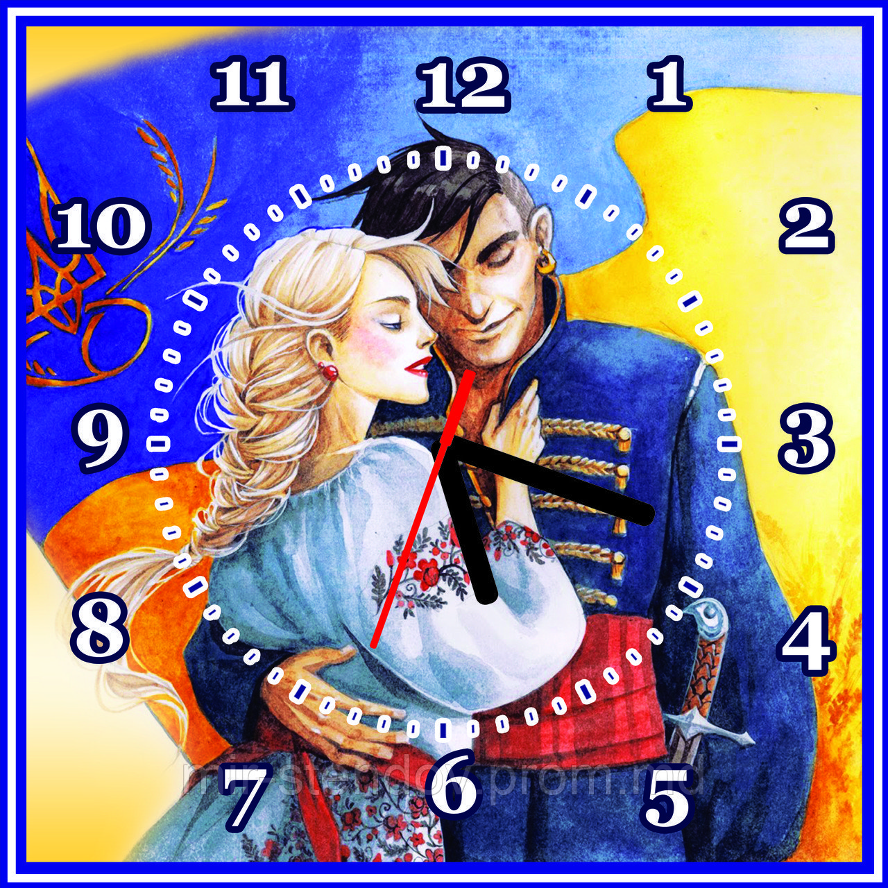 Настінний годинник Справжній козак, фото 1