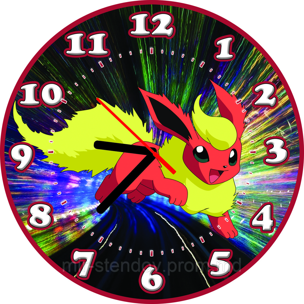 Настенные часы детские Покемон - фото 1 - id-p5995317