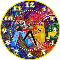 Настенные часы Покемоны