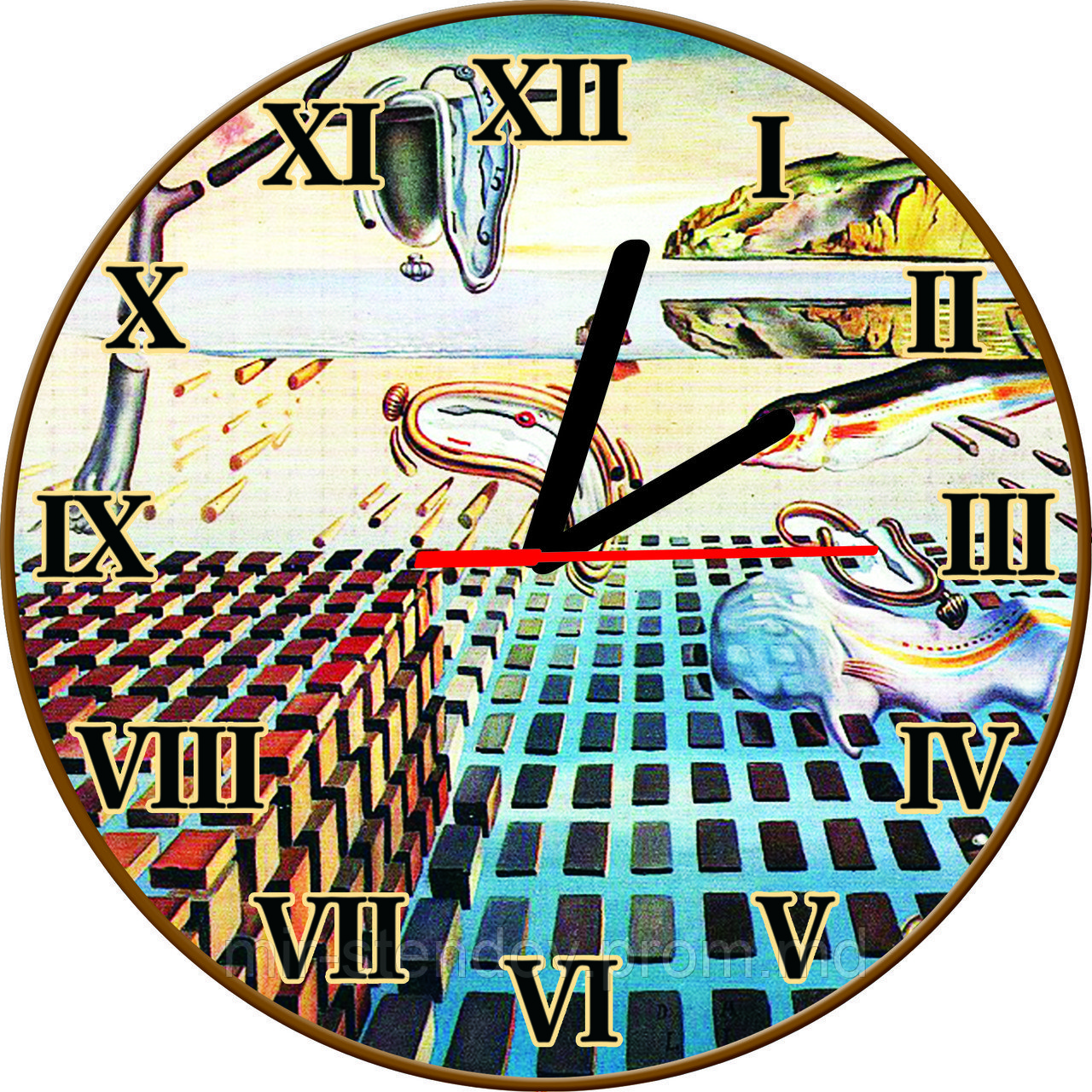 Часы настенные Пляж Сальвадора Дали, фото 1