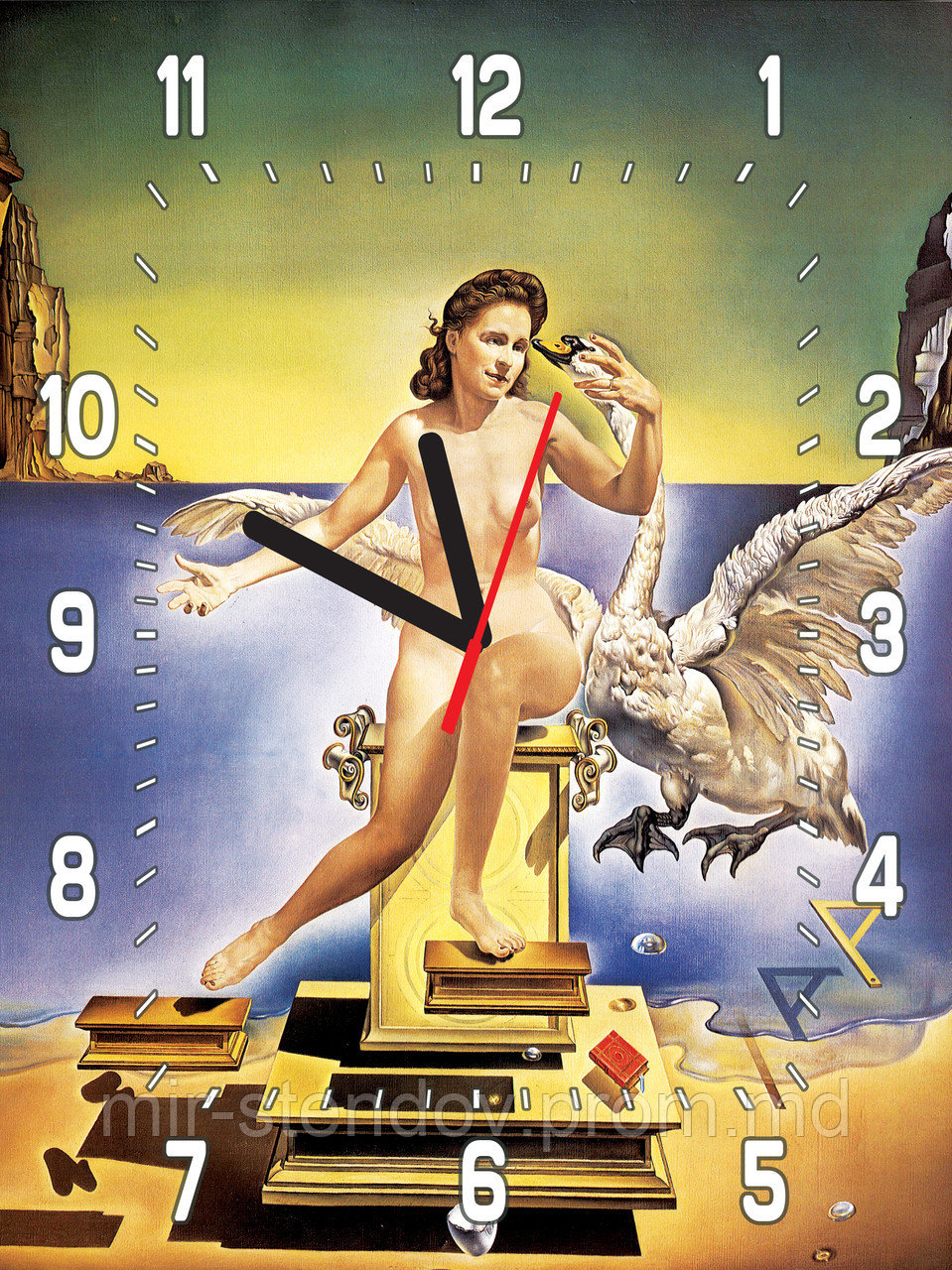 Часы Настенные Атомная леди Сальвадора Дали, фото 1