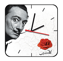 Настенные часы Сальвадор Дали Роза