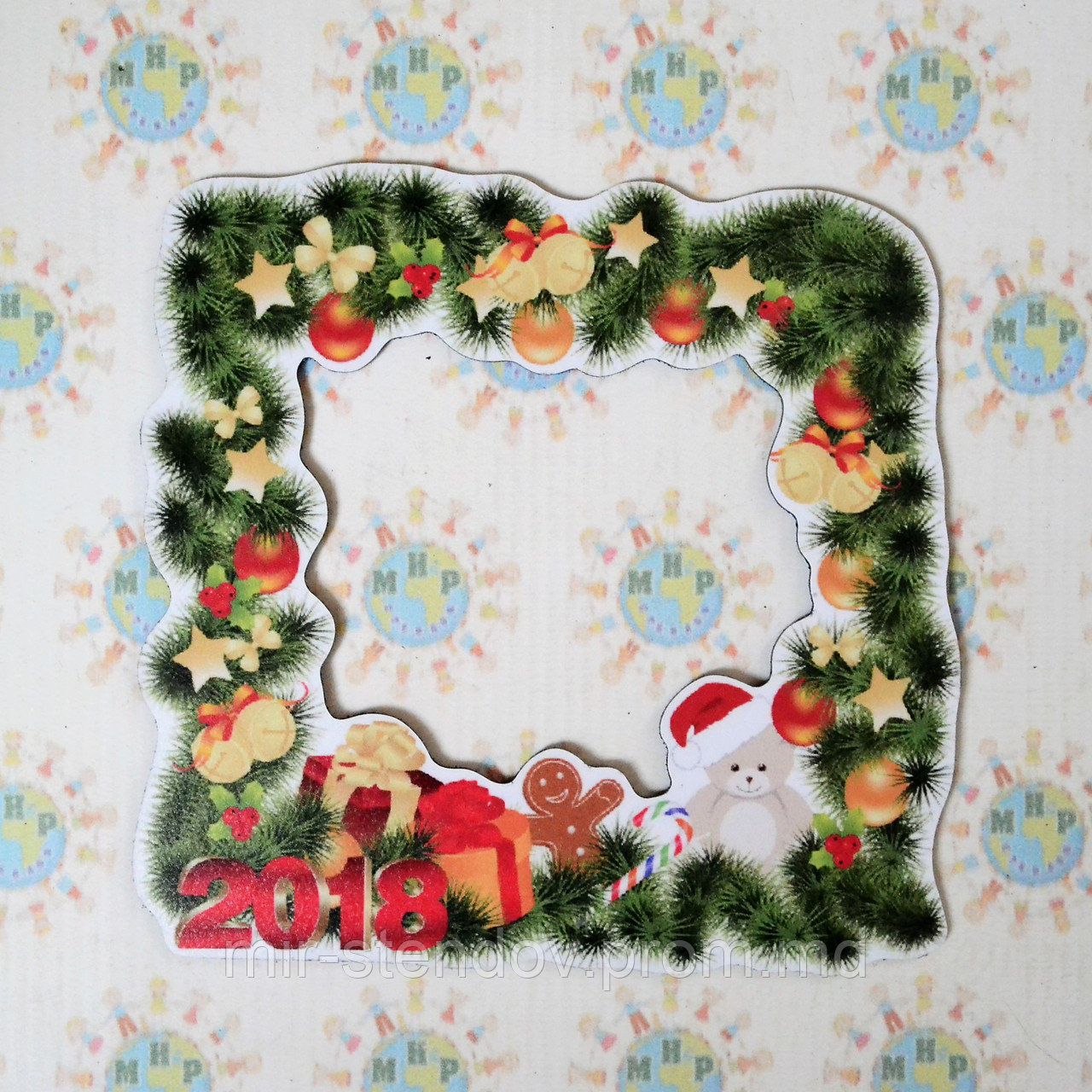 Магнитная фоторамка Новогодняя Ёлочки, фото 1