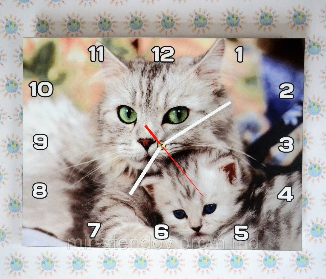 Часы Настенные Котята, фото 1