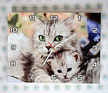 Часы Настенные Котята