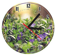 Часы настенные Барвинковая полянка