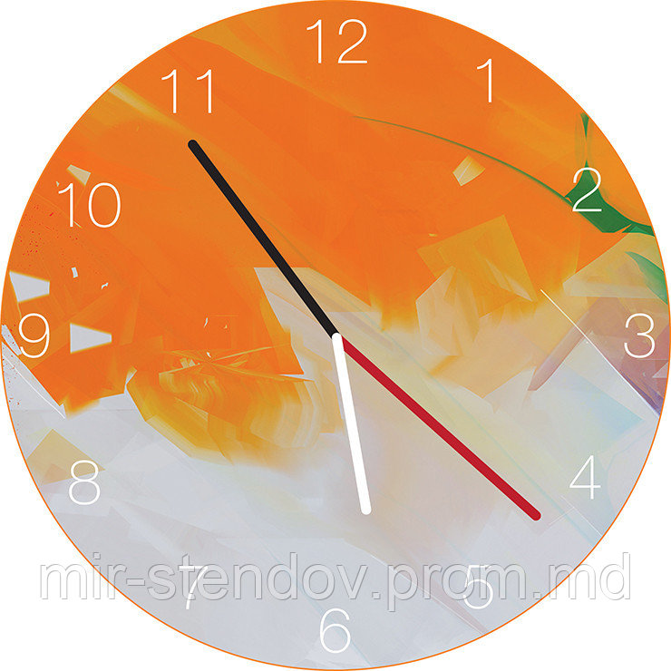 Часы настенные Оранжевая Фантазия, фото 1