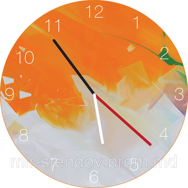 Часы настенные Оранжевая Фантазия - фото 1 - id-p5995896