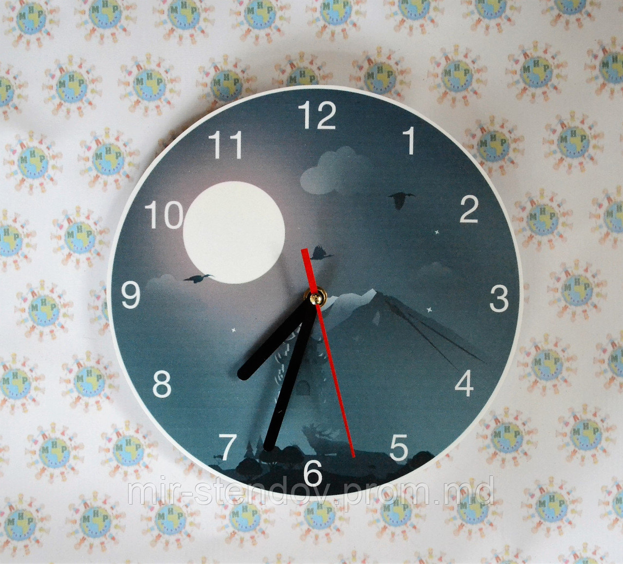 Часы настенные Полнолуние - фото 1 - id-p5995904