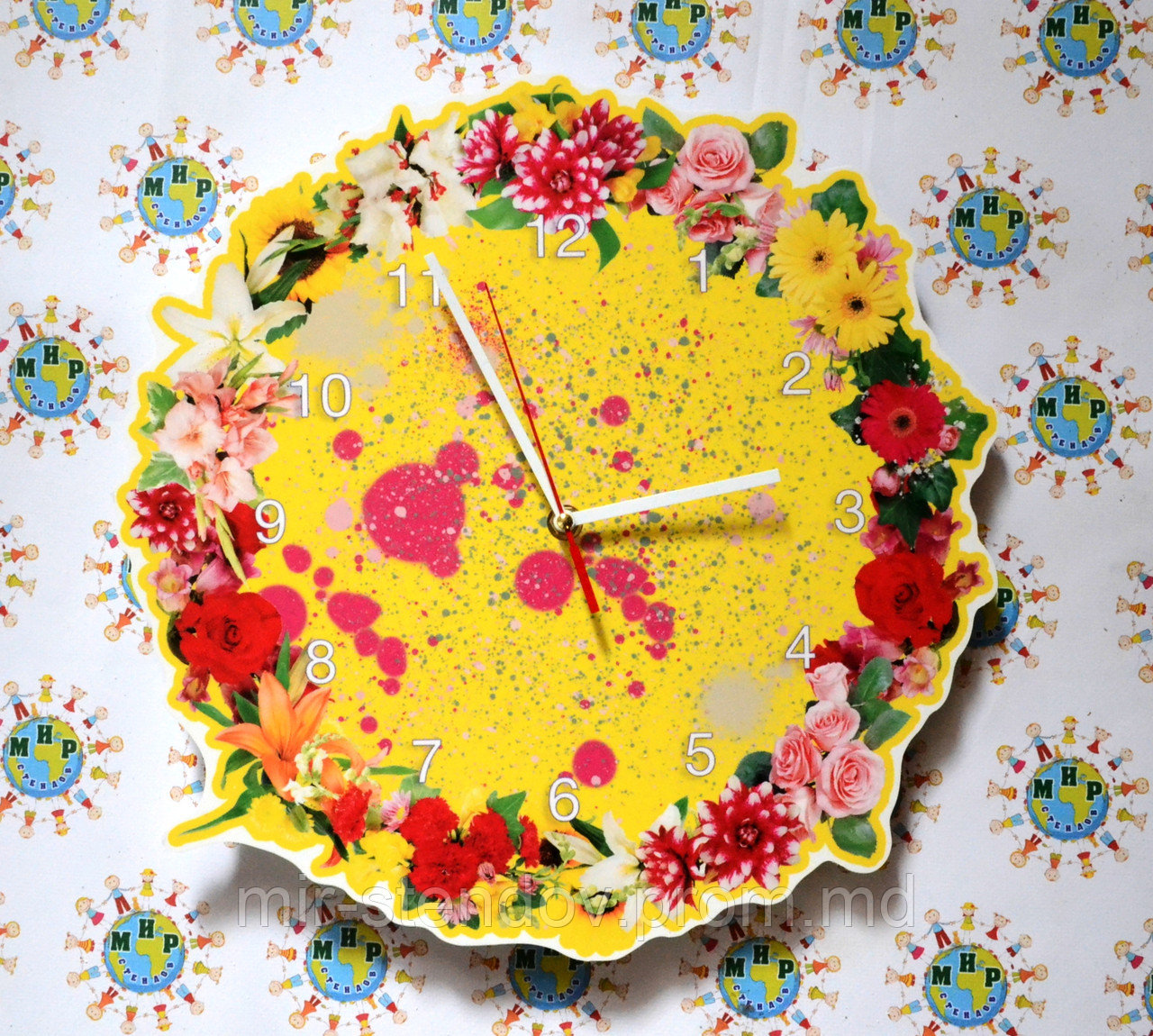 Часы настенные Цветочная пыльца, фото 1