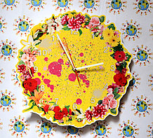 Часы настенные Цветочная пыльца