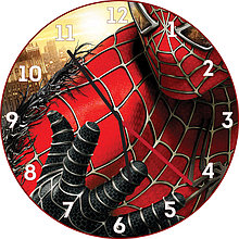 Настенные часы Человек Паук