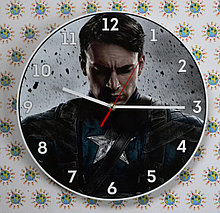 Настенные часы Капитан Америка. Marvel Comics