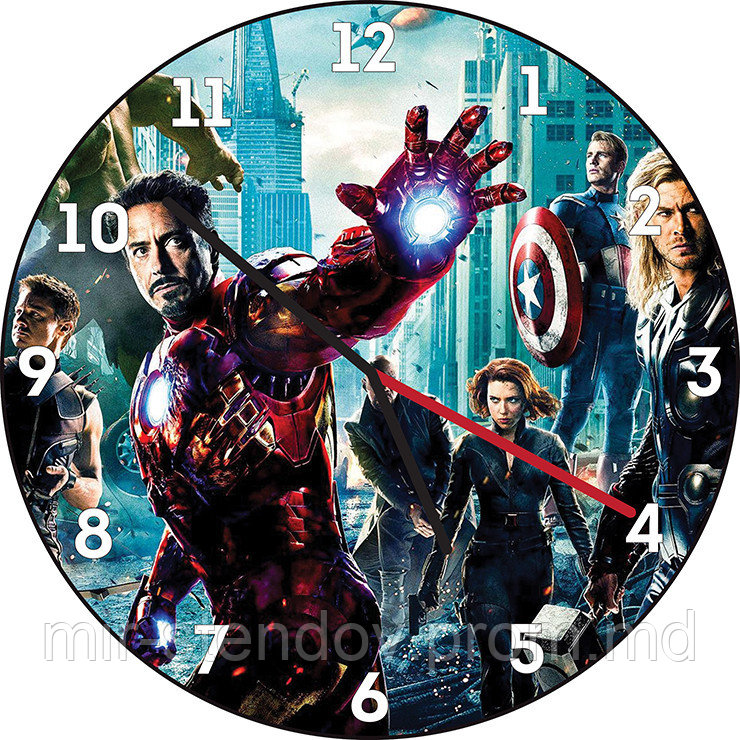 Часы настенные СуперЛЮДИ, фото 1