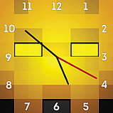 Часы настенные Майнкрафт огонь, фото 2