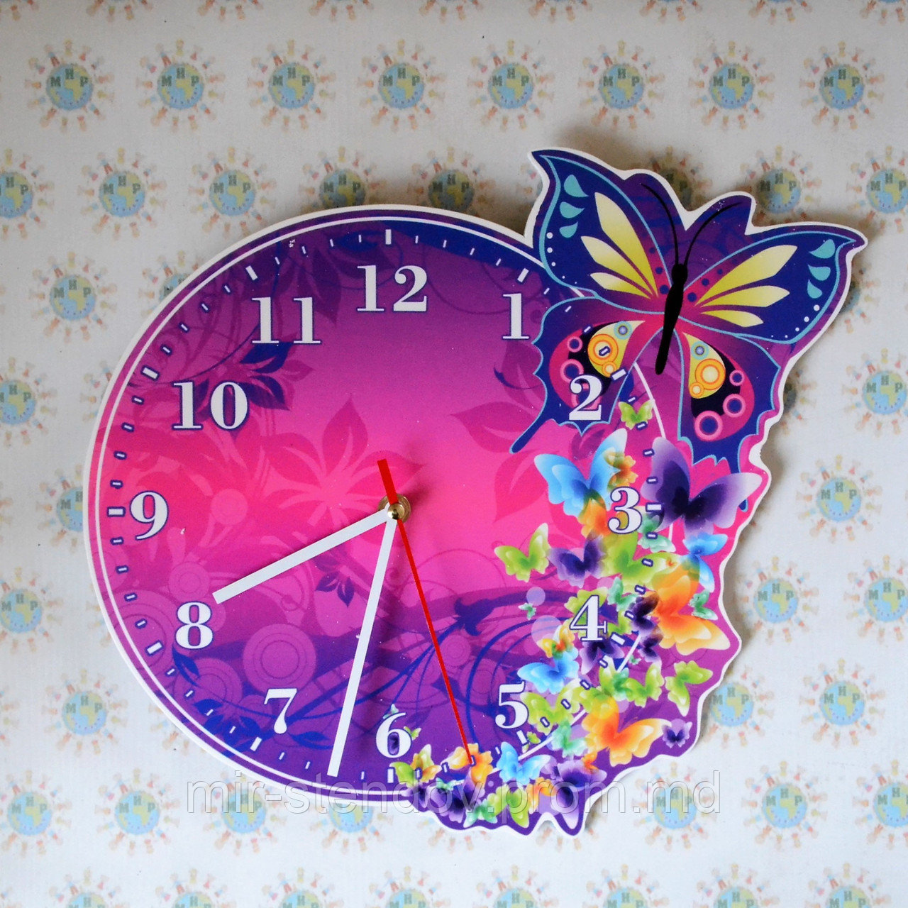 Часы настенные Бабочка, фото 1