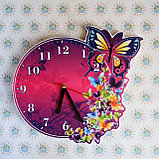 Часы настенные Бабочка, фото 2