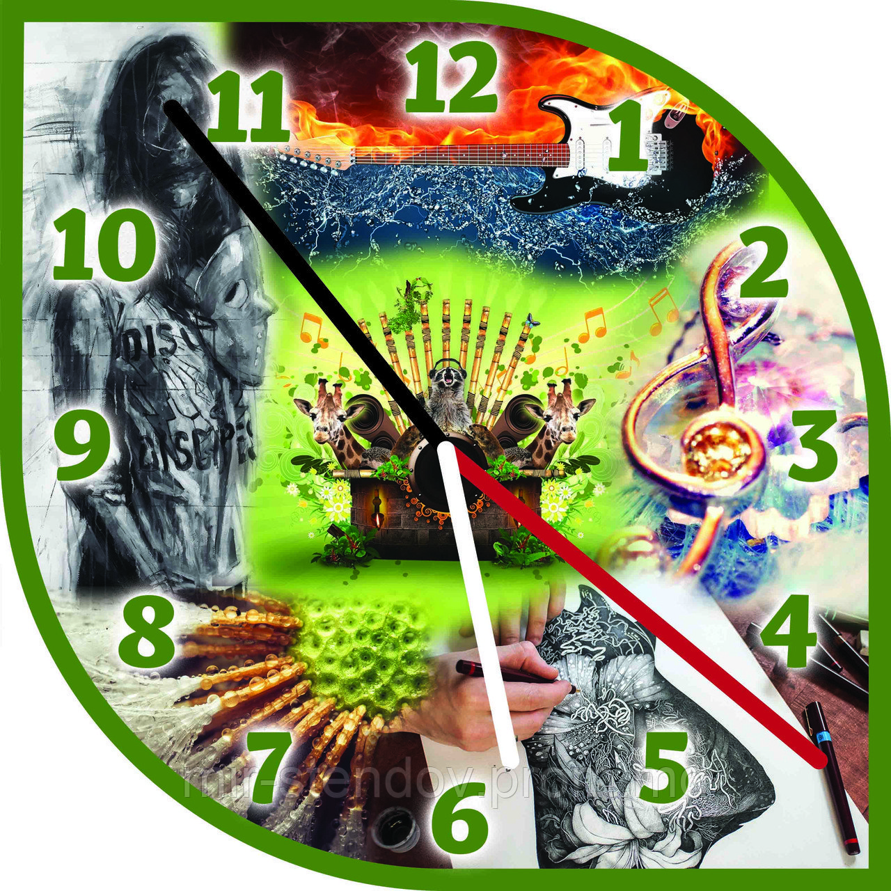 Часы настенные Музыка, фото 1