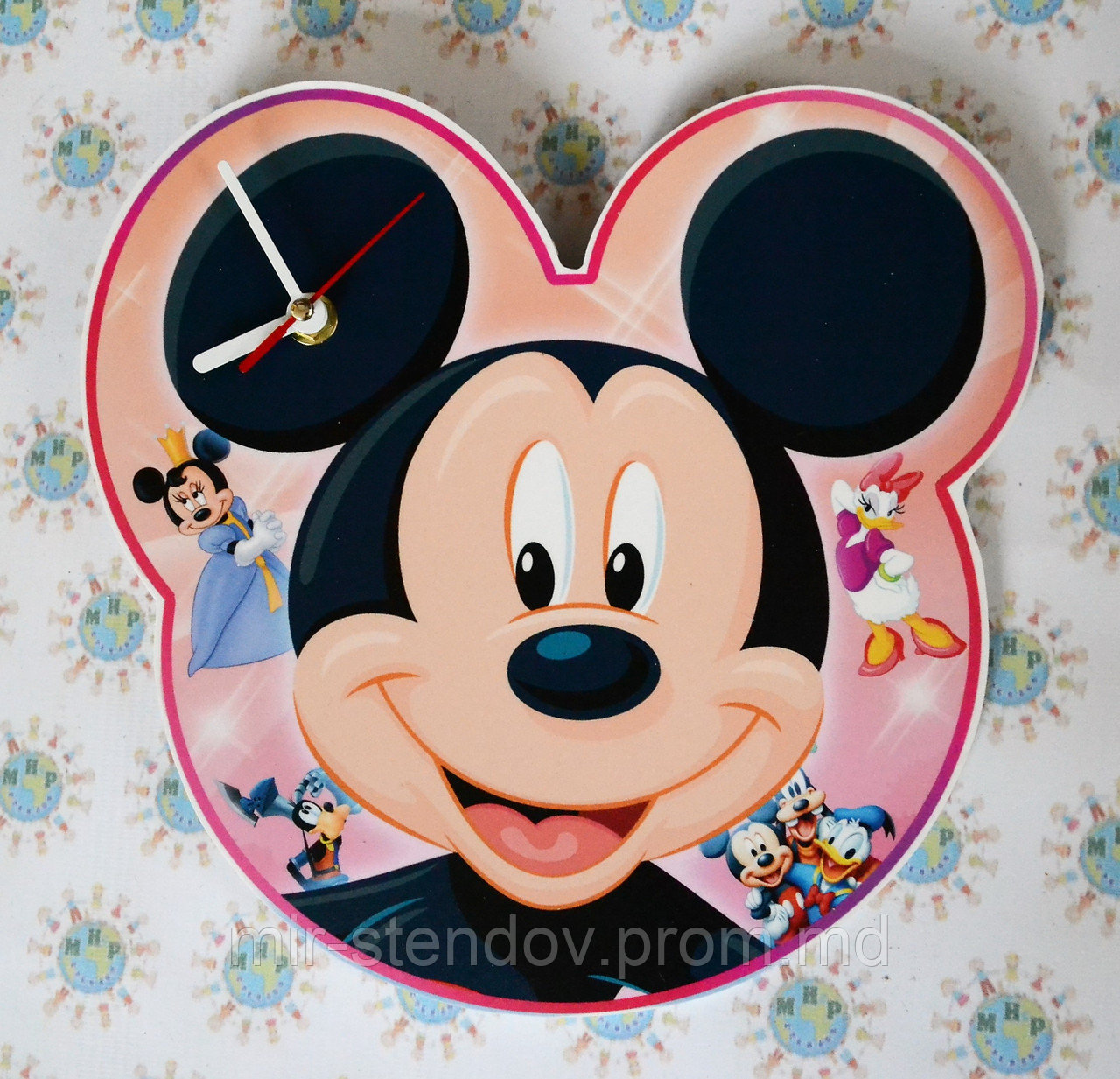 Часы для детского сада или детской комнаты Микки маус, фото 1