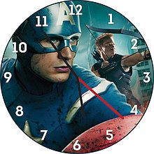 Настенные часы Капитан Америка
