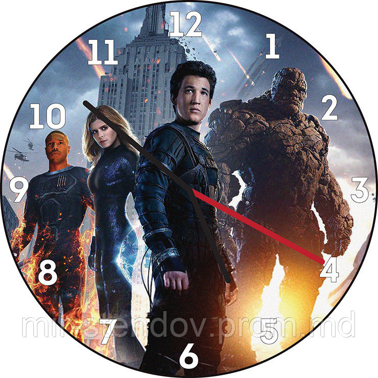 Часы настенные Fantastic Four - фото 1 - id-p5996404