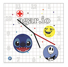 Часы настенные Агар.ио