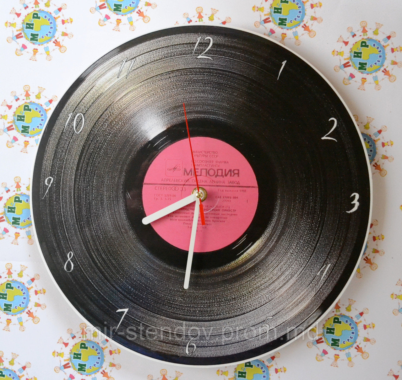 Часы настенные Винил, фото 1