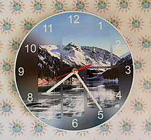 Часы настенные Горы